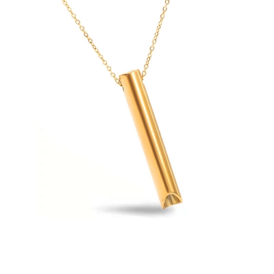 Picture of Pendant Necklace For Men Women Stainless Steel Chain Necklace  