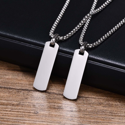 Picture of Stylish Addition - Fashion New Pendant Necklace Men Punk Trendy Simple Stainless Steel Chain Jewellery Gift - Modern - Choice Expression  