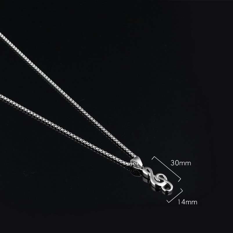 Picture of Pendant Necklace for Boy Male Stainless Steel Fashion Necklace Silver 