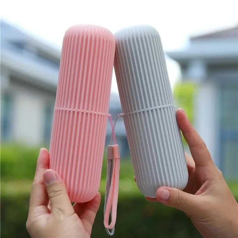 Picture of New Travel Toothbrush Holder Non-Slip Portable Travel Toothbrush Holder Minimalist PP Cup for Business  