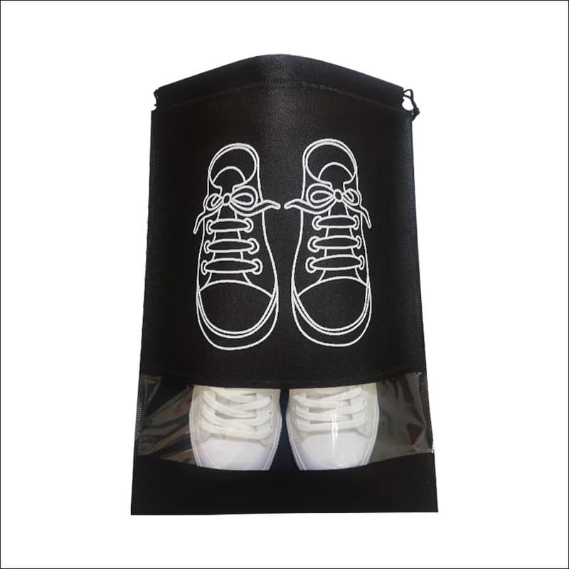Picture of New Waterproof Shoe Storage Bags with Drawstring - Transparent Travel Shoe Organizing Pouches  