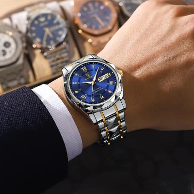 Picture of New POEDAGAR New Fashion Men's Watches Top Brand Stainless Steel Luxury Men Quartz Wristwatches Relogio Masculino  