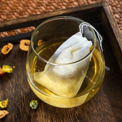 Picture of 100pcs Empty  Leaf Tea Bags White 