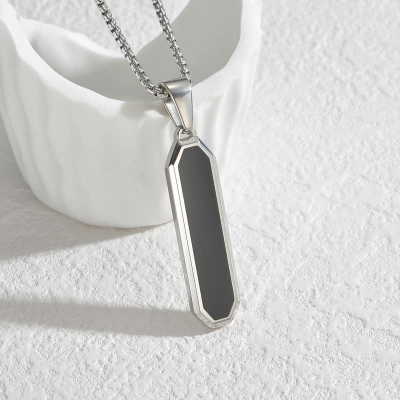 Picture of Stainless Steel Silver Color Metal Chain for Men Silver 