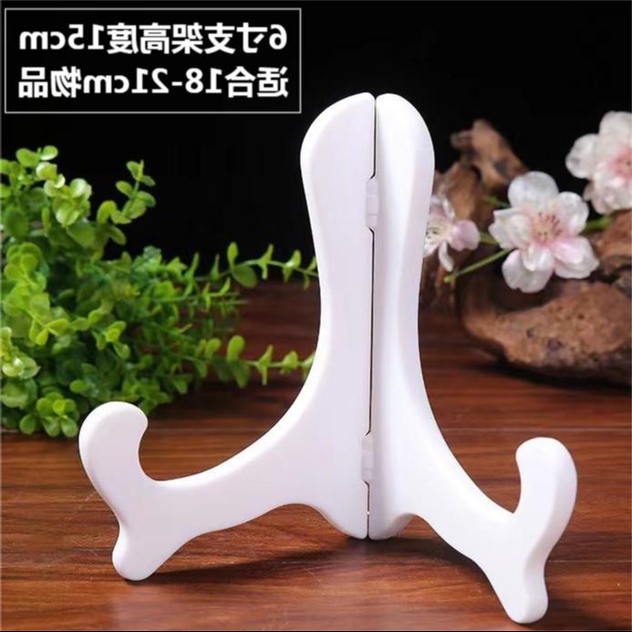 Picture of New Set Of 4 Inch Display Plate Stands - Perfect For Displaying Plates And Other Decorative Items In The Kitchen Or Dining Area  