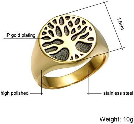 Picture of Stainless Steel Ring Fashion Jewelry Finger Ring Gold 