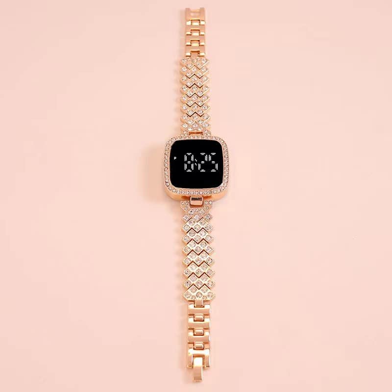 Picture of Fashionable LED Display Digital Touch Screen watch For Girls  
