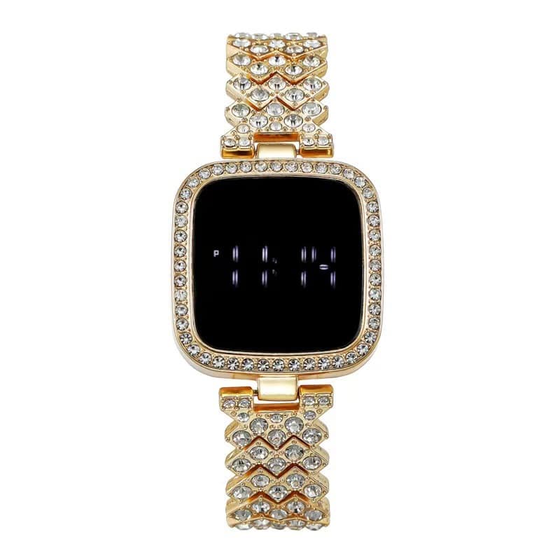 Picture of Fashionable LED Display Digital Touch Screen watch For Girls  