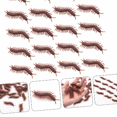 Picture of Realistic Plastic Trick Prank Insects Joke Scary Tricks Pranks for Party Halloween Party April Fool's Day  