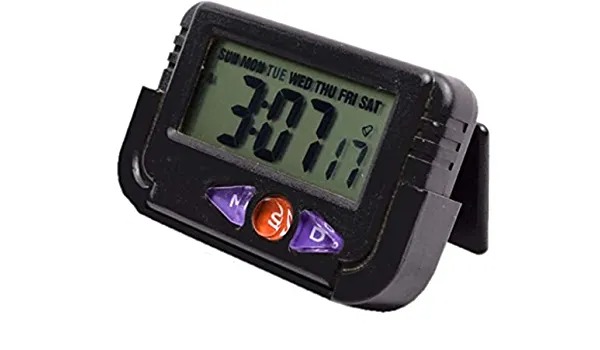 Picture of Multifunctional Digital Timepiece with Accurate Stopwatch and Date Display Black 