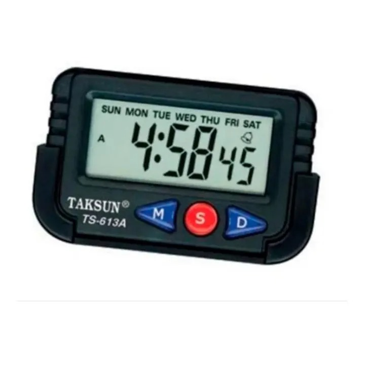 Picture of Multifunctional Digital Timepiece with Accurate Stopwatch and Date Display Black 