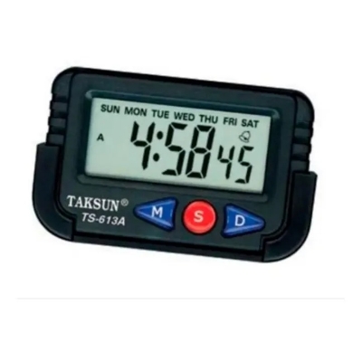 Picture of Multifunctional Digital Timepiece with Accurate Stopwatch and Date Display Black 
