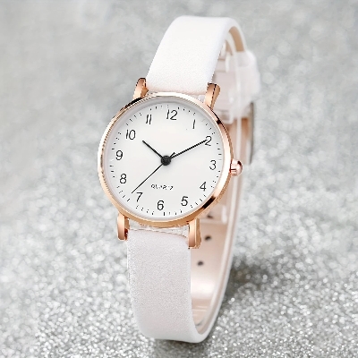Picture of Ladies Wrist Watch New for Girls White 