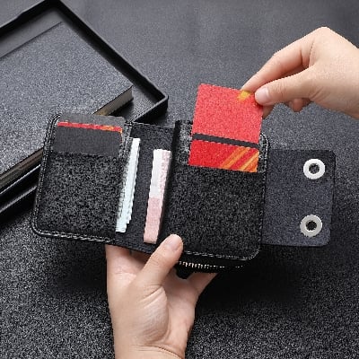 Picture of Dedit Or Credit Card Holder With Wallet for Men And Women  