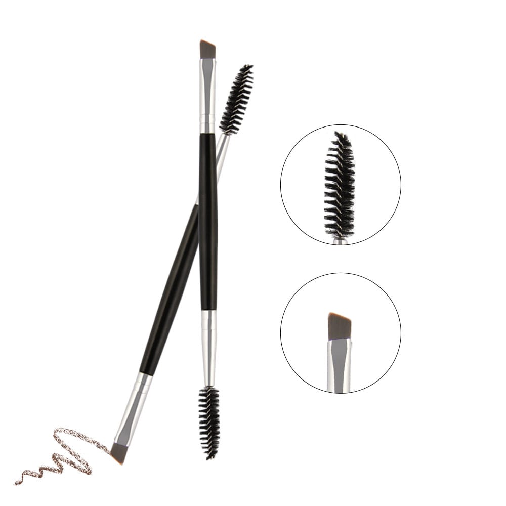 Picture of New Portable Bendable Bruh Head Eyebrow Comb Long Rod piral Eyelah Bruh Profeional Makeup Bruhe Beauty Makeup Tool Black 