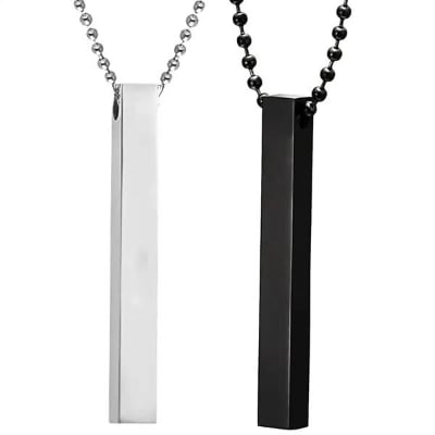 Picture of New Black Color Chain Locket for Men  