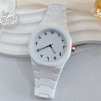 Picture of White Fashion Wrist Luxury Mens Quartz Watch  