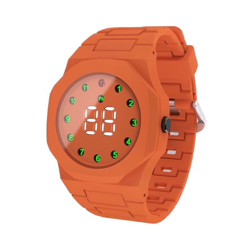 Picture of Fashion Women's Watch for Men's Sports Simple Silicone  