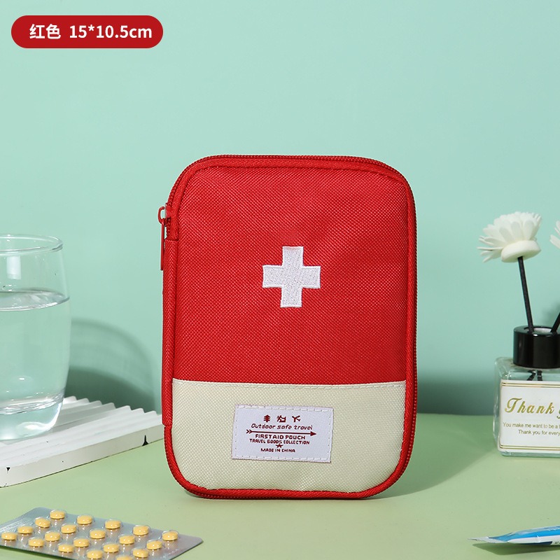 Picture of Mini Portable First Aid Bag for Travel Outdoor Emergency Kit 7x5 Inch  