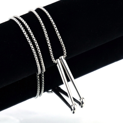 Picture of High Quality Men Fashion Jewellery Stainless Steel Round Chain Necklaces Silver 
