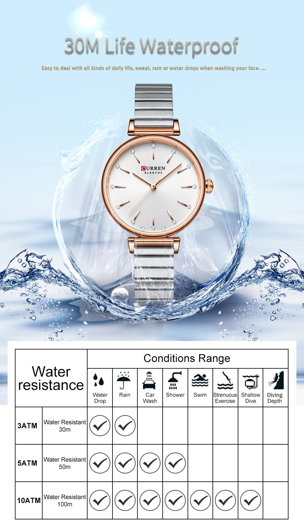 Picture of Analog stylish elegant watch for women  