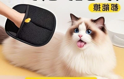 Picture of Efficient & Durable Pet Hair Catcher Glove for All Fur Types (Long/Short) Black 30 gm