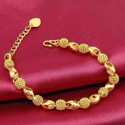 Picture of Graceful Gold Plated Dangle Fashion Bracelet For Women Gold 