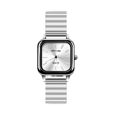 Picture of Square sunlight Pattern Watch for Women Fashion Stainless Steel Band Watch Waterproof Ladies Quartz Watch Reloj  