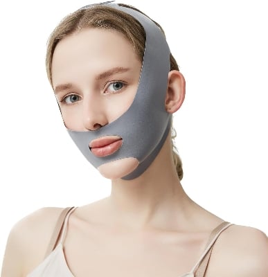 Picture of Breathable Chin Lift Bandage - V-Shaped Slimming Mask for Women  