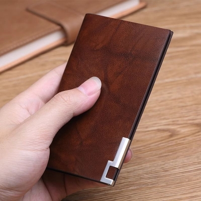 Picture of Portable Men Wallet Money Holder Black Style  