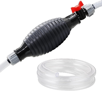 Picture of Multi Purpose Manual Siphon Pump for Fuel Oil Water Transfer Black 