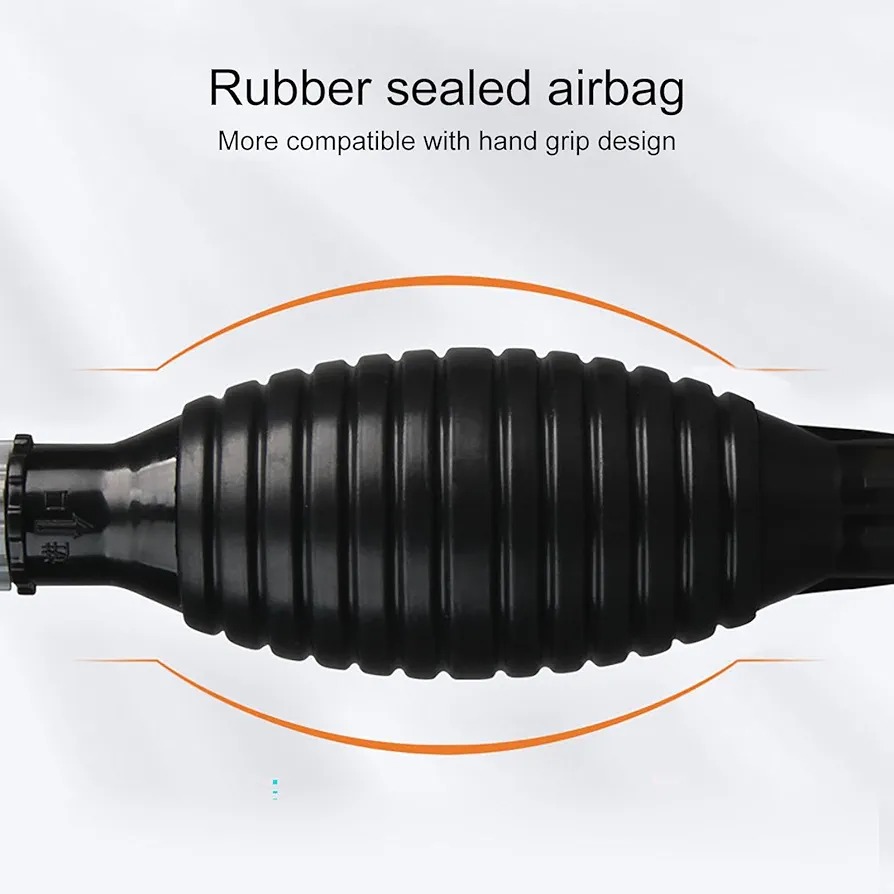 Picture of Multi Purpose Manual Siphon Pump for Fuel Oil Water Transfer Black 