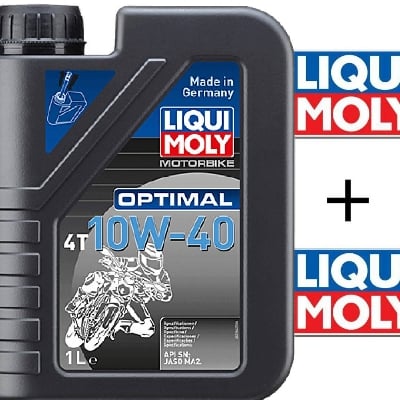 Picture of Liqui Moly 10W-40 Basic Street Mineral Engine Oil - 1 Litre+Sticker