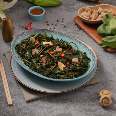 Picture of TE Stir Fried Morning Glory with Garlic, Chilli and Soy Bean Paste  (1:3)