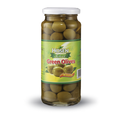 Picture of Hosen Select Green Olives Pitted 345gm