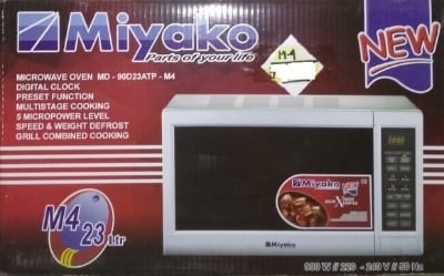 Picture of Miyako M4 Microwave Oven 23L Capacity Kitchen Appliance White