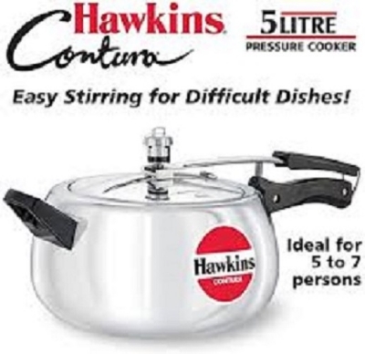 Picture of Hawkins Contura Silver Pressure Cooker 5 litre Silver