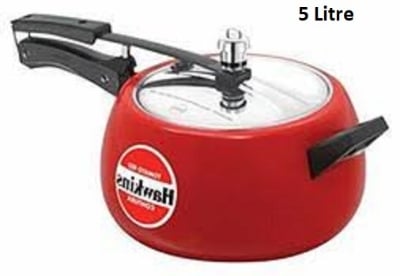 Picture of Hawkins Contura Color Pressure Cooker 5 Liter (Tomato Red) Red