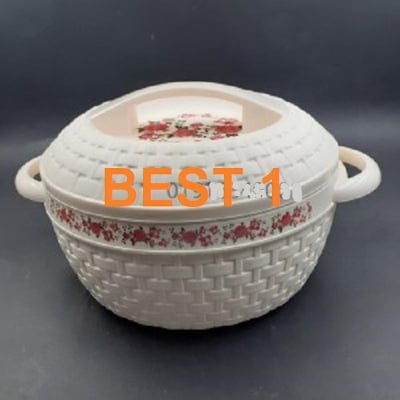 Picture of KIAM Flora Stainless Steel Designer Food Hot pot - 1700 ML Multicolor