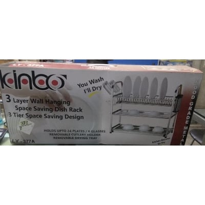 Picture of 3 Layer Kinbo SS Wall Hanging Kitchen Rack (Anti rust) Multicolor377