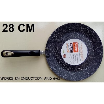 Picture of Prestiege Granite Coated Ruti Tawa 28CM (INDUCTION) Grey