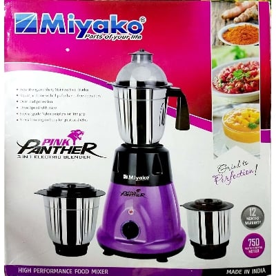 Picture of Miyako Pink Panther Blender plus Mixer Grinder 750 watts INDIA 
