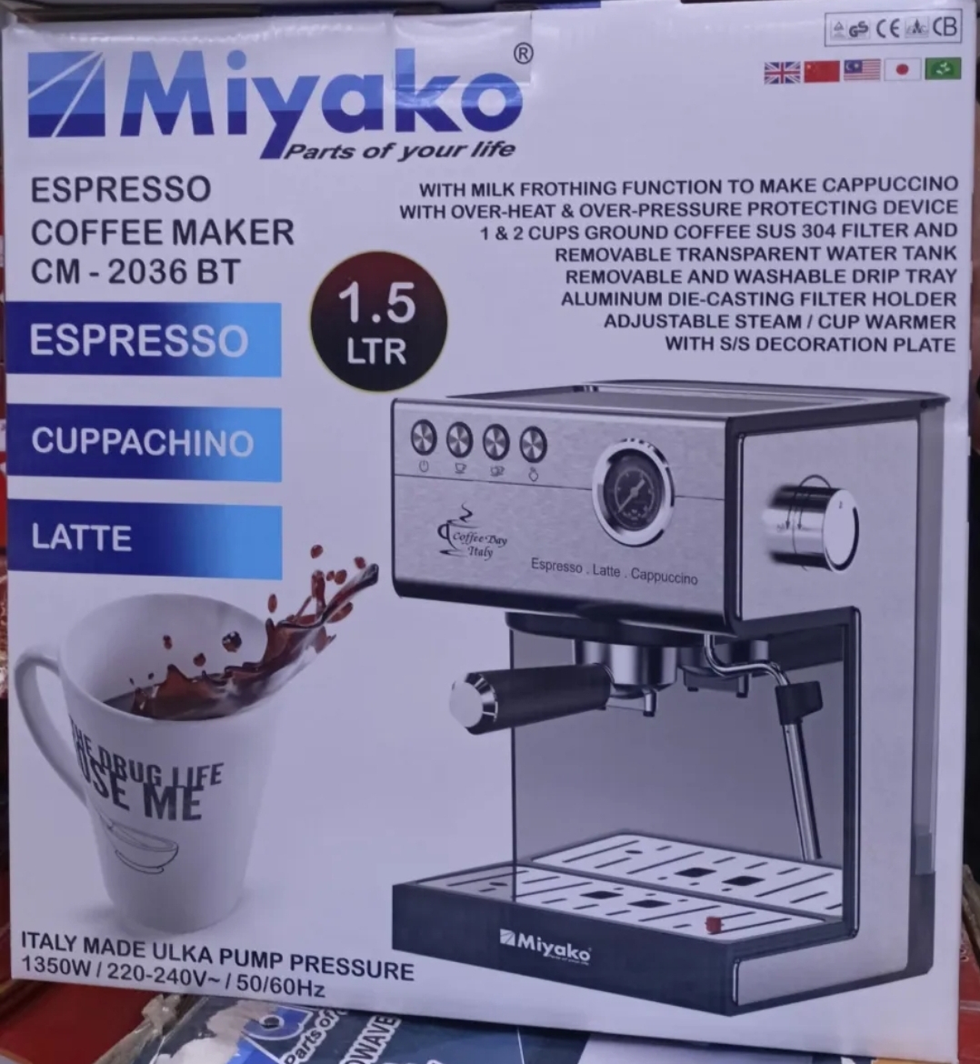 Picture of Miyako Espresso Coffee Maker CM-2036 BT - Coffee Maker Multicolor