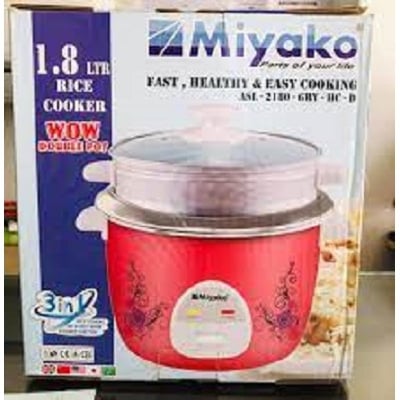 Picture of Miyako 1.8 LTR Double Pot Rice Cooker ASL-2180 Multicolor