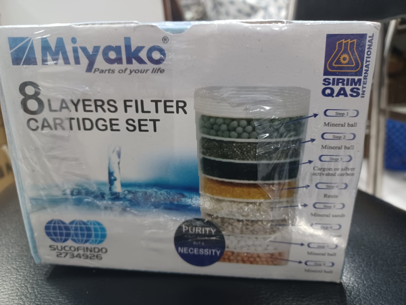 Picture of Miyako Water Filter Cartridge Replacement Multicolor