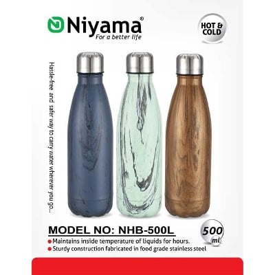 Picture of Niyama Double Layer Thermos Stainless Steel Flask NHB-500ML Multicolor