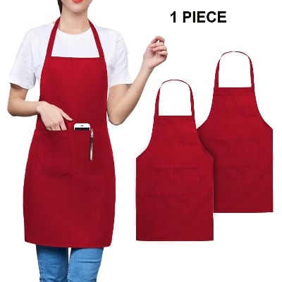 Picture of Kitchen Apron Size : 26X32 Inches (Mixed colors) Multicolor