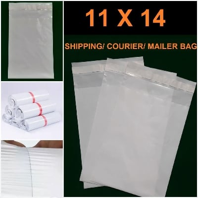Picture of 11X14 Inch 50PCS Courier Shipping/ Courier/ Mailer Poly Bags (Packaging Material) Shipping Bags/ Stackers Multicolor