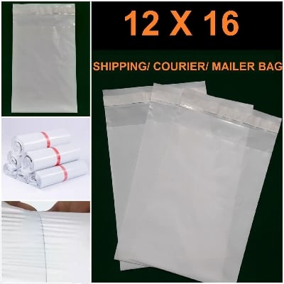 Picture of 12X16 Inch 100PCS Courier Shipping/ Courier/ Mailer Poly Bags (Packaging Material) Shipping Bags/ Stackers Multicolor