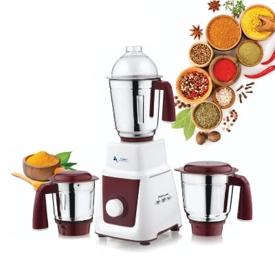 Picture of High Quality - 1000 Watts Plus Mixer Grinder - 3 SS Jar - 1 